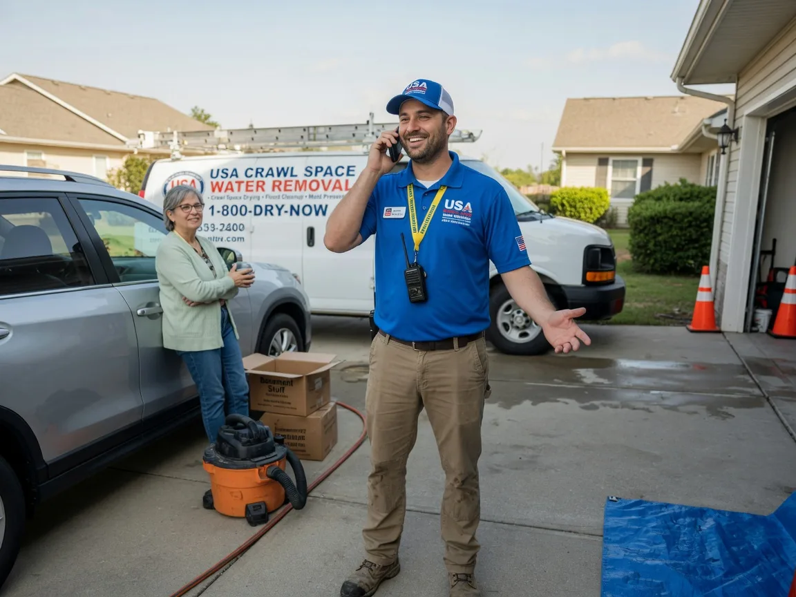 Crawl Space Water Removal Hamilton, NC FAQs